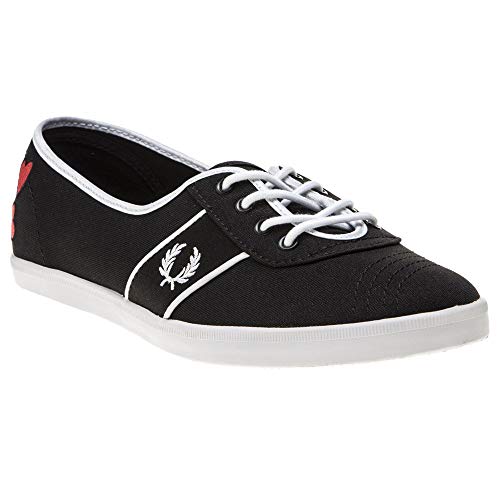 Fred Perry Aubrey Amy Tricot Mujer Zapatillas Negro