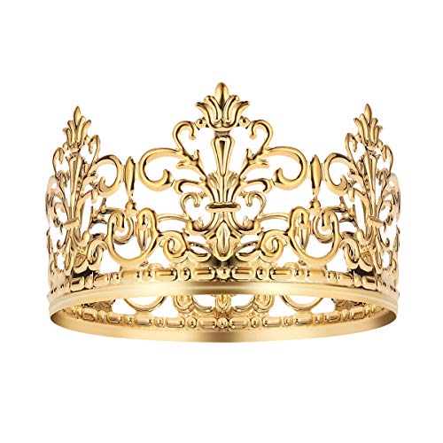 BESTonZON Tiara Crown Party Cake Decoration Crown Adornos para el Cabello Suministros de Boda...