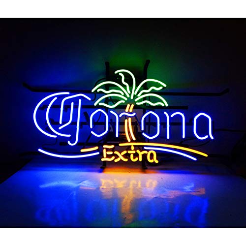 Corona Extra Lámpara de Neón Para Dormitorio, Bar, Hotel, Playa,bares de cerveza, bares, hoteles,...